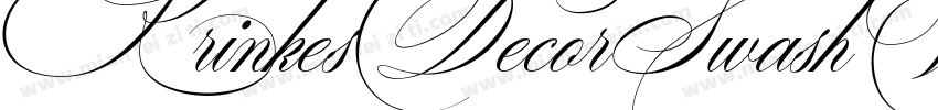 KrinkesDecorSwashW05 Rg字体转换